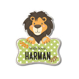 Gift Shape Sticker - Lion