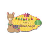 Gift Shape Sticker - Llama