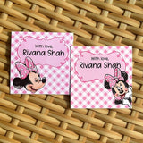 Gift Tags - Minnie Checks