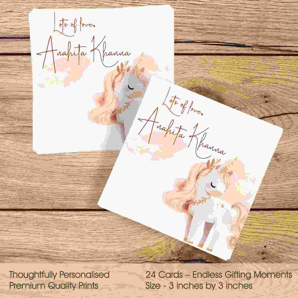 Name Cards - Unicorn Dreams