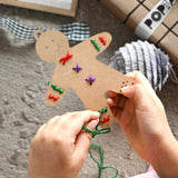 Mini Craft - Gingerbread Man Lacing Ornament