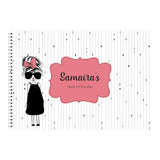 Personalized Sketchbook - Girl With A Bow