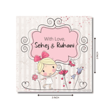 Gift Tag - Girl With Butterfly