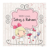 Gift Tag - Girl With Butterfly