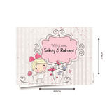 Personalised Gift notecard -Girl With butterfly
