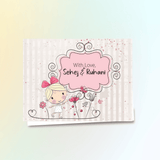 Personalised Gift notecard -Girl With butterfly