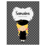 Personalized Writing Practice Book - Graduation Girl