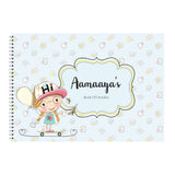 Personalized Sketchbook - Green Girl