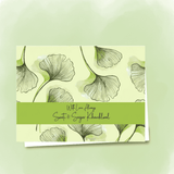 Personalised Gift Notecard - Green Leaf