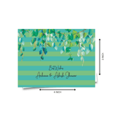 Personalised Gift Notecard - Green Stripes