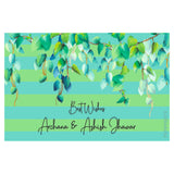 Gift Tag - Green Stripes