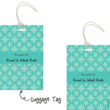 Luggage Tag - Green Vintage