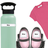 Camping Labels Pack - Grey Stripes