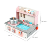 Folding Wooden Cooking Kitchen Set for Kids