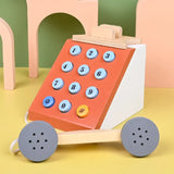 Wooden Retro Phone Role Play Telephone Toys