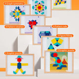 3D Magnetic Tangram Puzzle Set