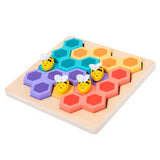 Wooden Bee Puzzle Game