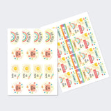 Sticker Sheet - Set of 2 A4 - Happy Place