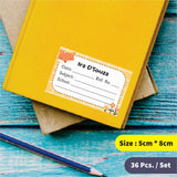 Personalized School Book Labels - Happy Spots