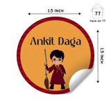 Round Water Proof Labels -Harry Potter