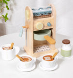 Wooden Coffee Machine for Kids