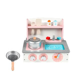 Folding Wooden Cooking Kitchen Set for Kids