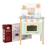 Wooden Colorful Kitchen Play-Set Toys for Kids