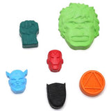 Super Hero Crayons Set of 6