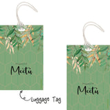 Luggage Tag - Hexagon Leaf