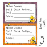 School Book Label - Honey Bee