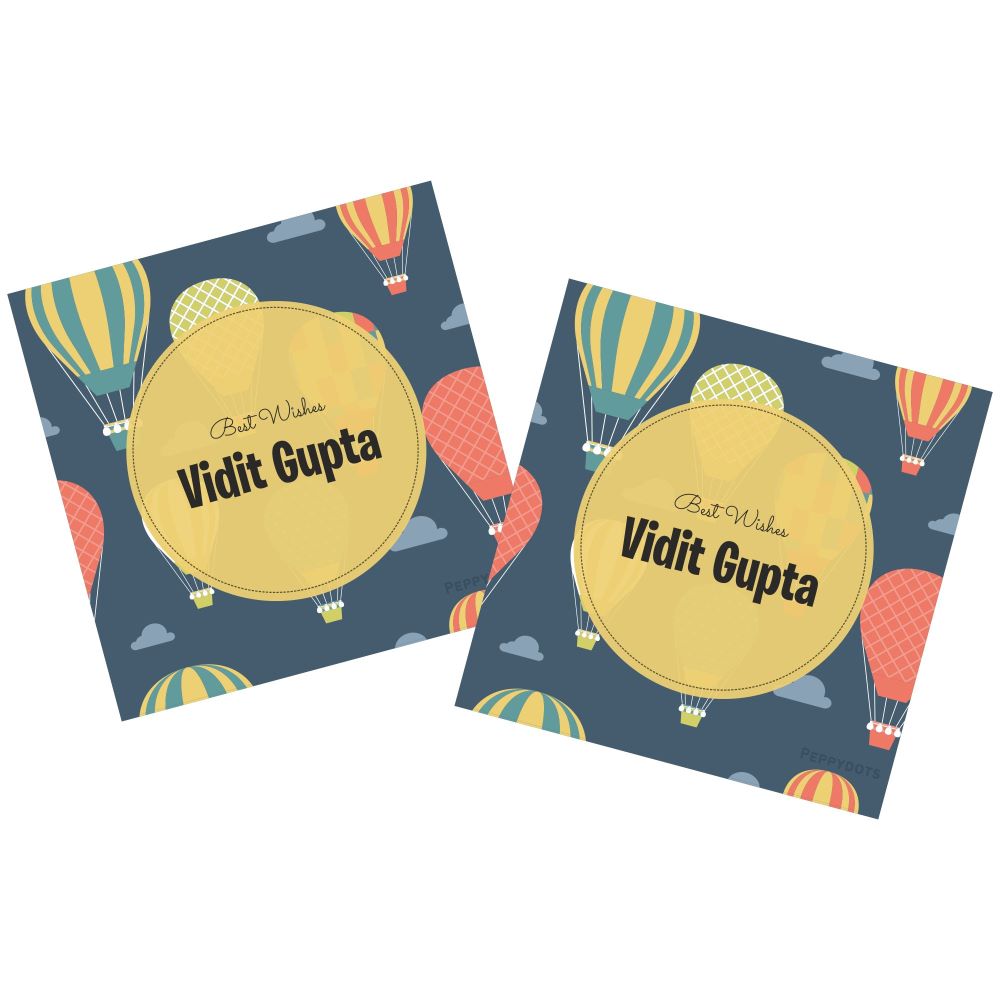 Gift Tag - Hot Air Balloon