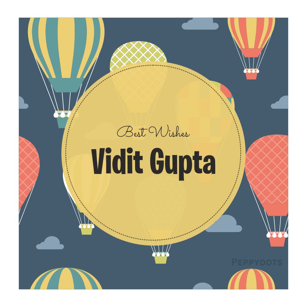 Gift Tag - Hot Air Balloon