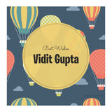 Gift Tag - Hot Air Balloon