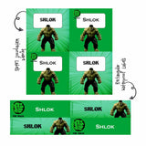 Label Combo - Hulk