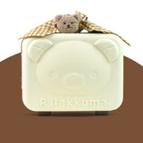 20 pcs Chubby Cream Teddy Face Birthday Gift Hamper set for Baby with travelling suitcase