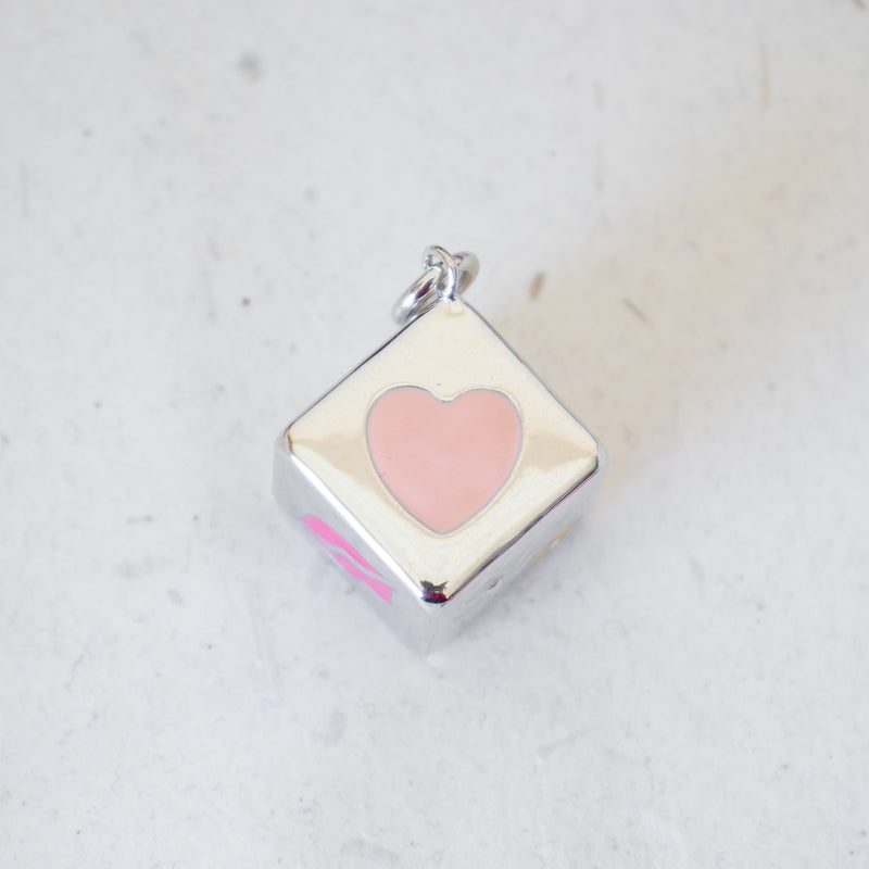 Cube Pendant Cube Pendant in White Gold Polish | 925 Silver | Girls' Jewelry – Popup ...