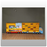 Multi Utility Garage - Toy Cars Organizer, Truck Garage, Storage for Cars, Hot Wheels Organizer, Kids Room Decor