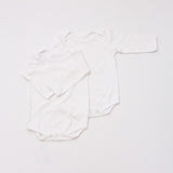 Basic White Bodysuits (Full Sleeves) - Set Of 2