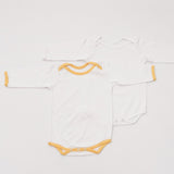 Yellow Love Bodysuits (Full Sleeves)- Set Of 2