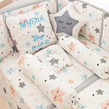 Twinkly Stars- Birth Stats Pillow