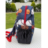 School Backpack with Pouch - Sports Mania