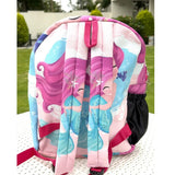 School Backpack with Pouch - Mermaid