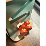 Wooden Montessori Zigzag Tracker Ball Wheel Drop Toy Set