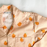 Cotton Nightsuit- Orange Pears