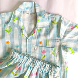Boys Co-Ord Set- Blue Ghingham