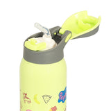 Youp Stainless Steel Green Color Peppa Pig Theme Kids Insulated Double Wall Sipper Bottle Googlie - 500 ml