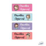 Iron On Labels (Rectangular) - Cute Little Girl