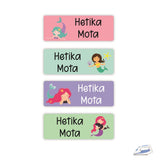Iron On Labels (Rectangular) - Mermaid