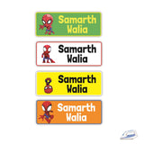 Iron On Labels (Rectangular) - Spiderman