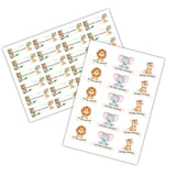 Sticker Sheet - Set of 2 A4 - Jungle Bungle